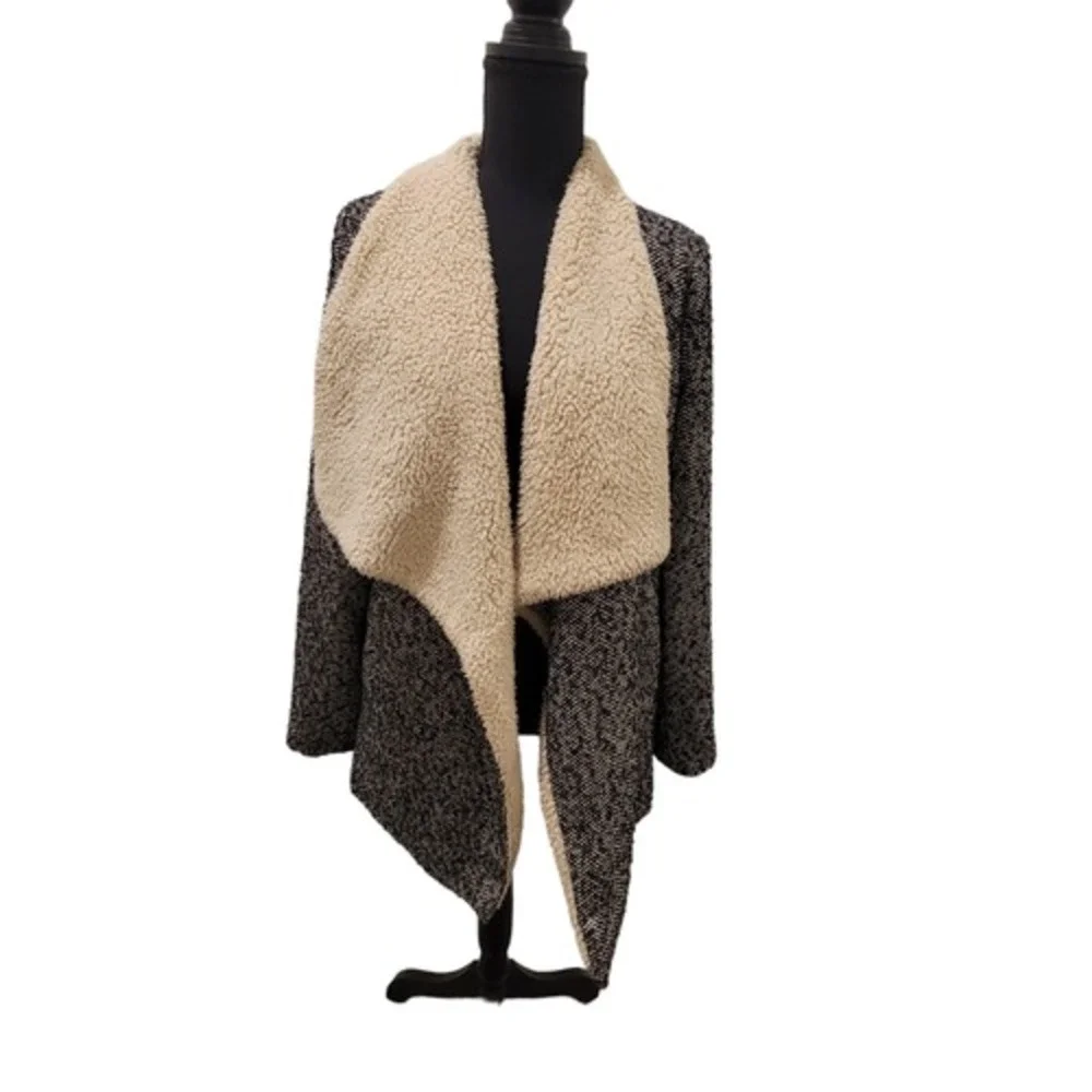 Tulle tweed sherpa